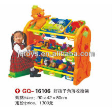 JQ plastic corner shelf for children collective shelf